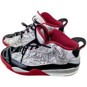 Nike Air Jordan DUB Zero (GS) DV1360-160 Size 3Y White/ True Red No Box